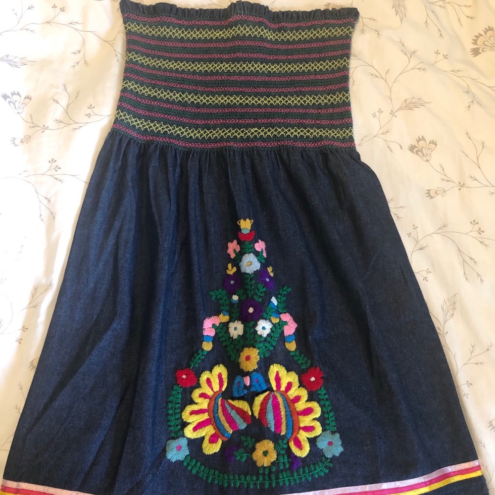 Vava by Joy Han embroidered denim dress